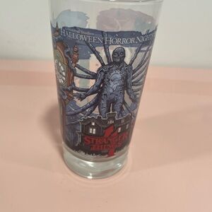 Stranger Things Universal Studios Halloween Horror Nights Glass Cup 2023